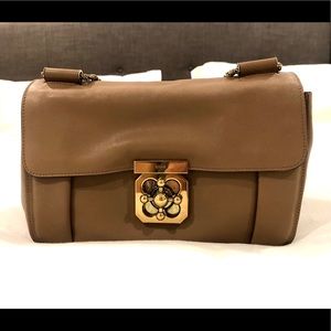 Chloe Elsie Purse Bag Handbag Medium in Nut Color